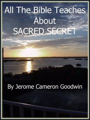 cover image of SACRED SECRET